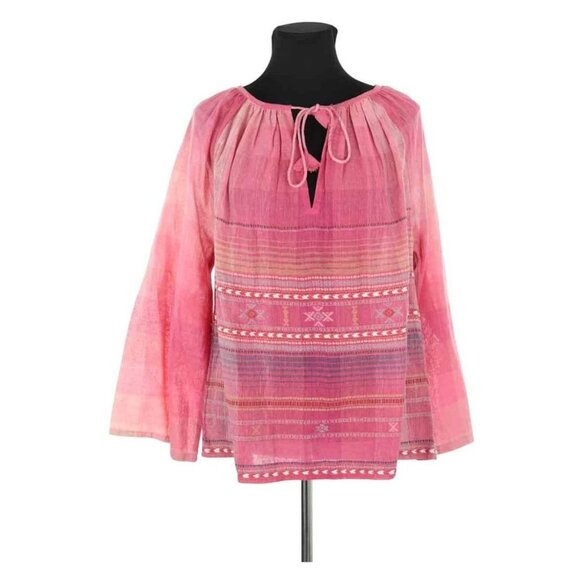V de Vinster pink cotton blouse. Size medium. - Picture 9 of 10